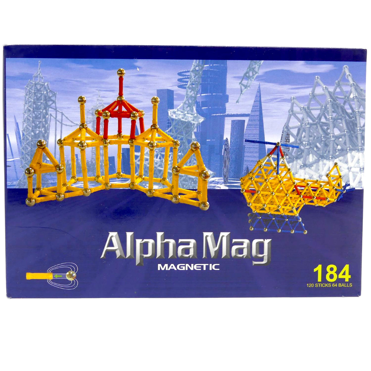 Spiel Alpha Mag Magnetic APM-184 blau