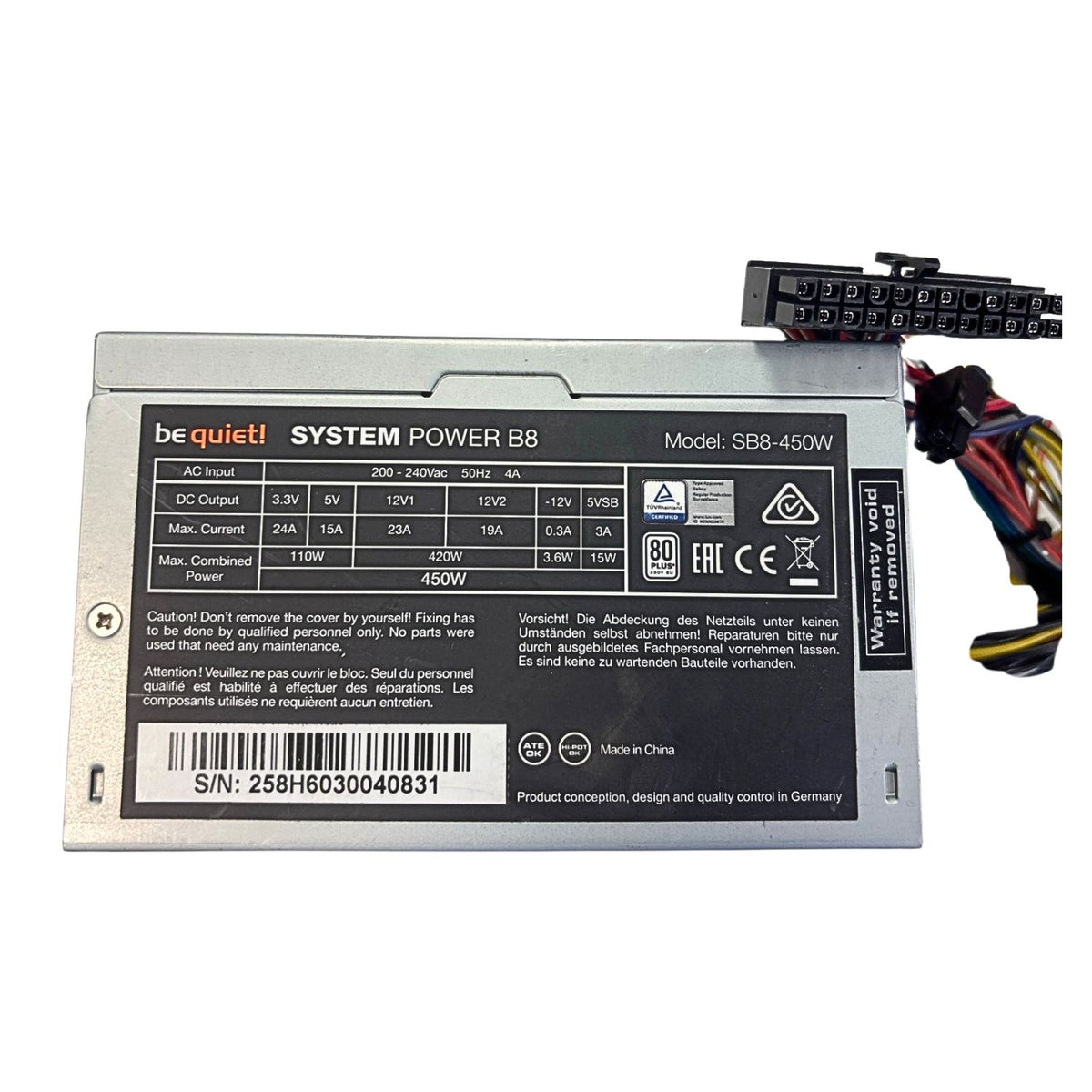 Be quiet System Power B8 450W gebraucht