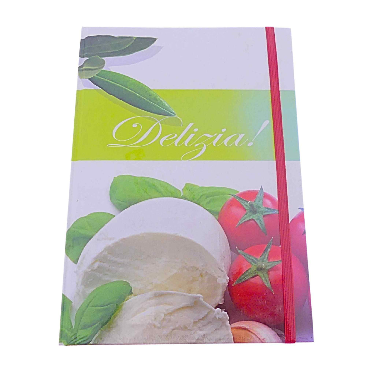 PAGNA Delizia Rezeptnotizbuch A5 – 128 Seiten, Blanko, Mit Gummiband