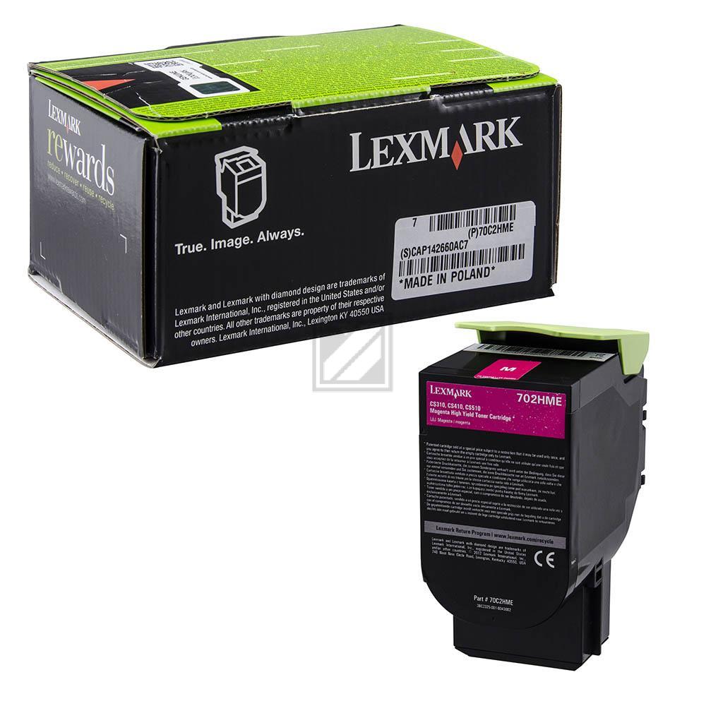 Lexmark 702HME Toner in Farbe magenta