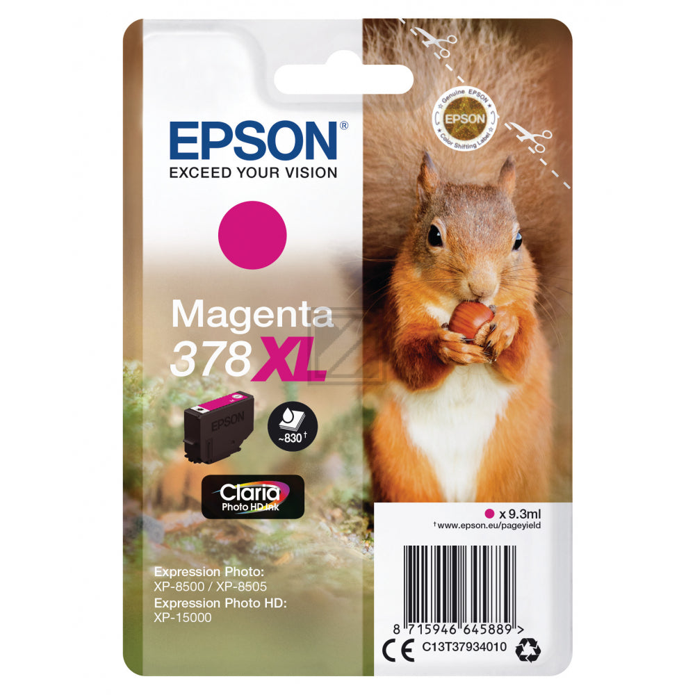 Epson 378 Tintenpatrone in Farbe magenta