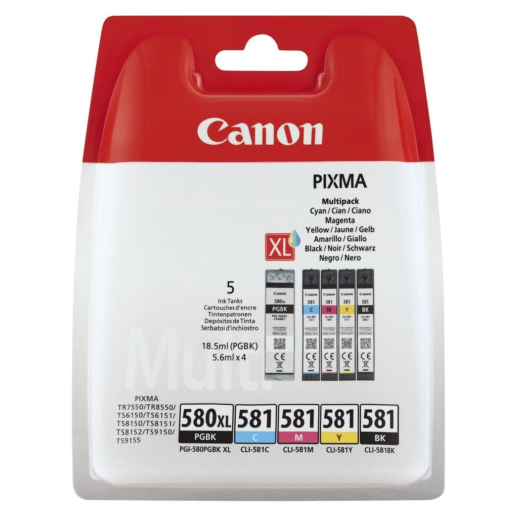 Canon 580 XL/581 Multipack