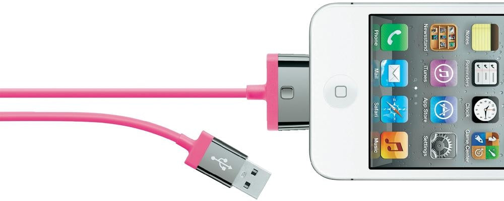 Belkin Lade-/Sync Kabel Apple pink 2m