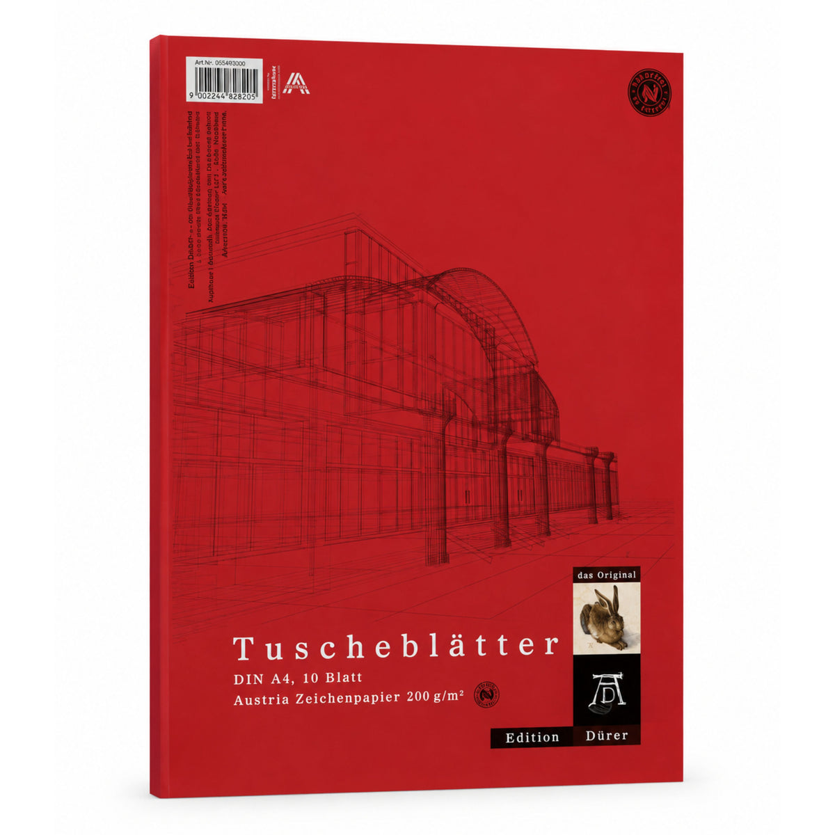 2x Edition Dürer Tuscheblätter DIN A4 – 200 G/m² – 10 Blatt