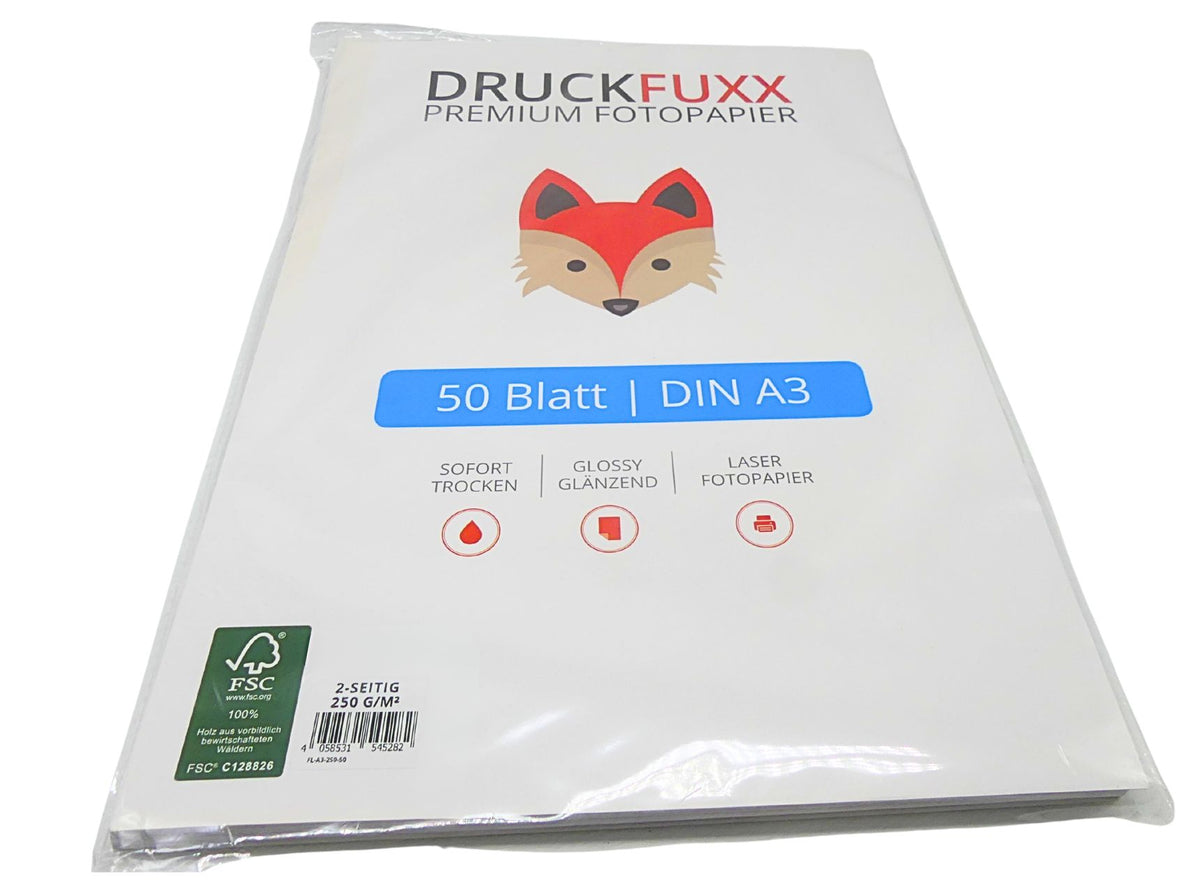 Fotopapier Tintenpatrone in Farbe