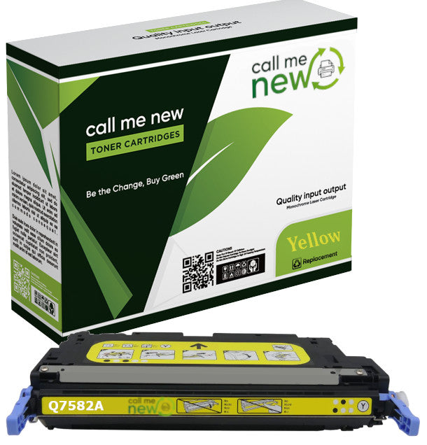 HP Q7582A Toner in Farbe yellow
