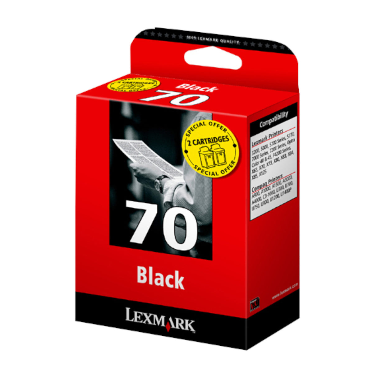 Lexmark  Tintenpatrone in Farbe black
