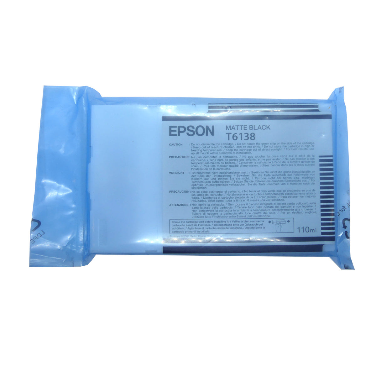 Epson T6138 Tintenpatrone in Farbe matte-black