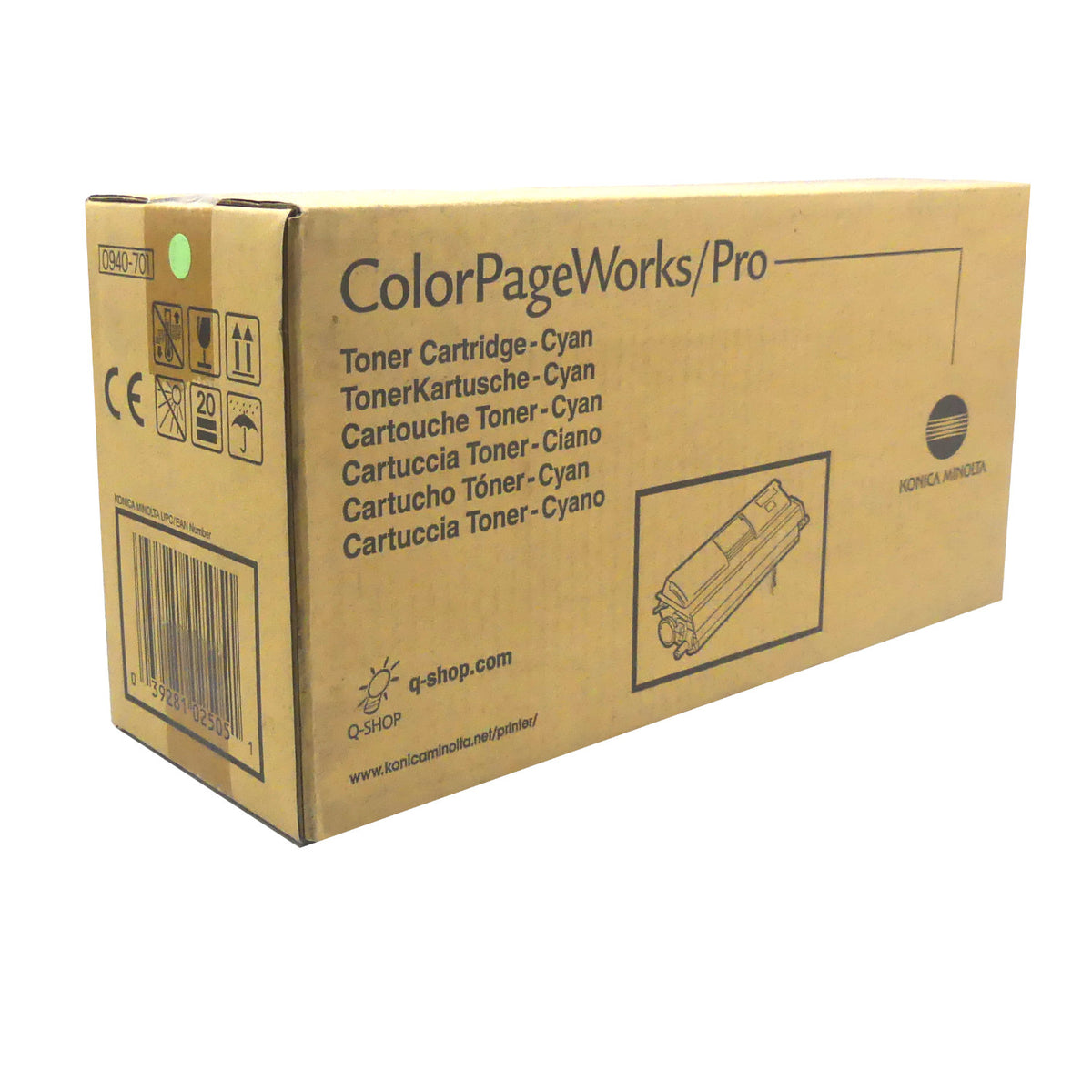 Konica Minolta 0940-701 Toner in Farbe cyan