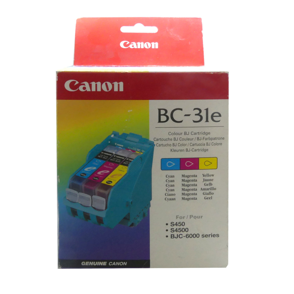 Canon BC-31E, BCI-3EC, BCI-3EM, BCI-3EY Tintenpatrone in Farbe tri-color