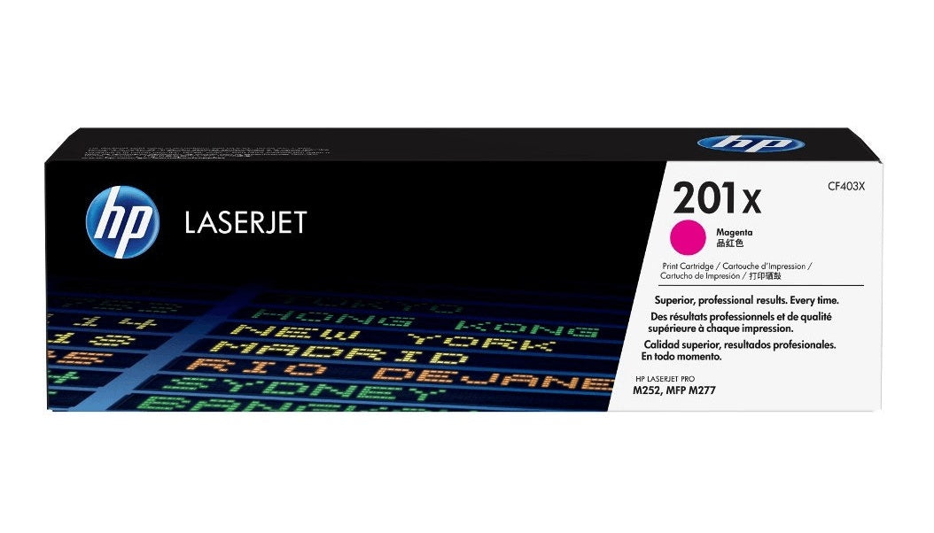 HP 201X Toner in Farbe magenta