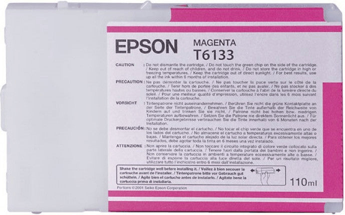 Epson T6133 Tintenpatrone in Farbe magenta
