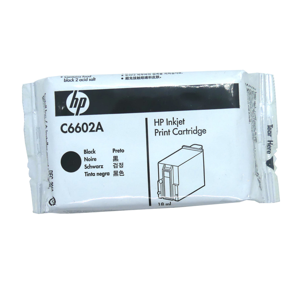 HP C6602A Tintenpatrone in Farbe black