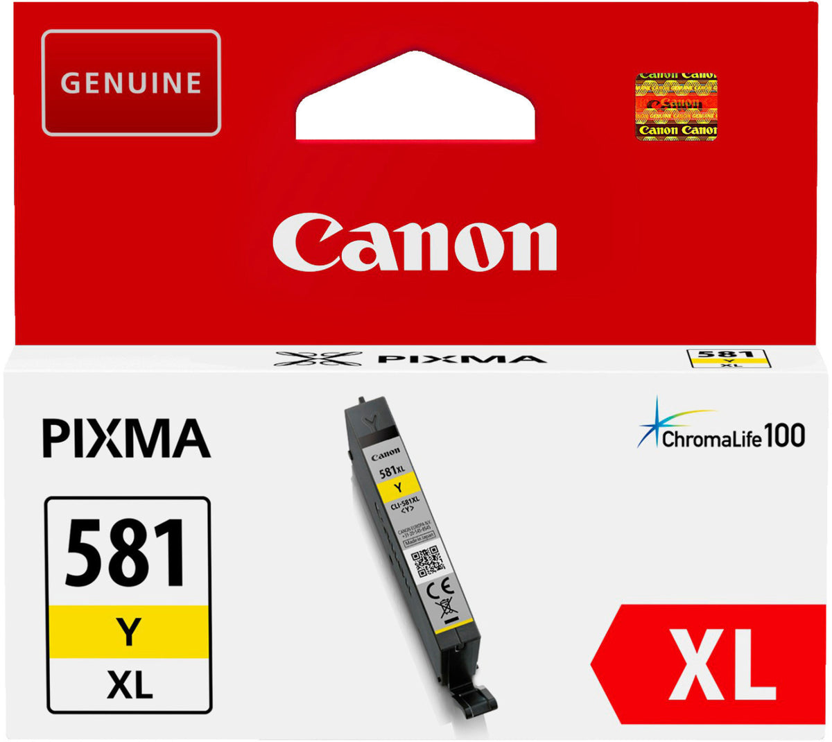 Canon CLI-581YXL Tintenpatrone in Farbe yellow