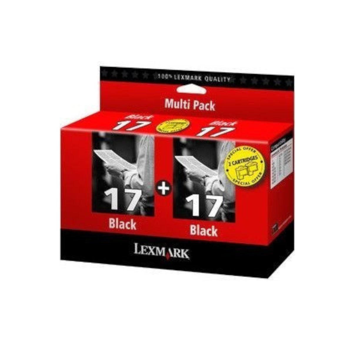Lexmark 17 Tintenpatrone in Farbe black