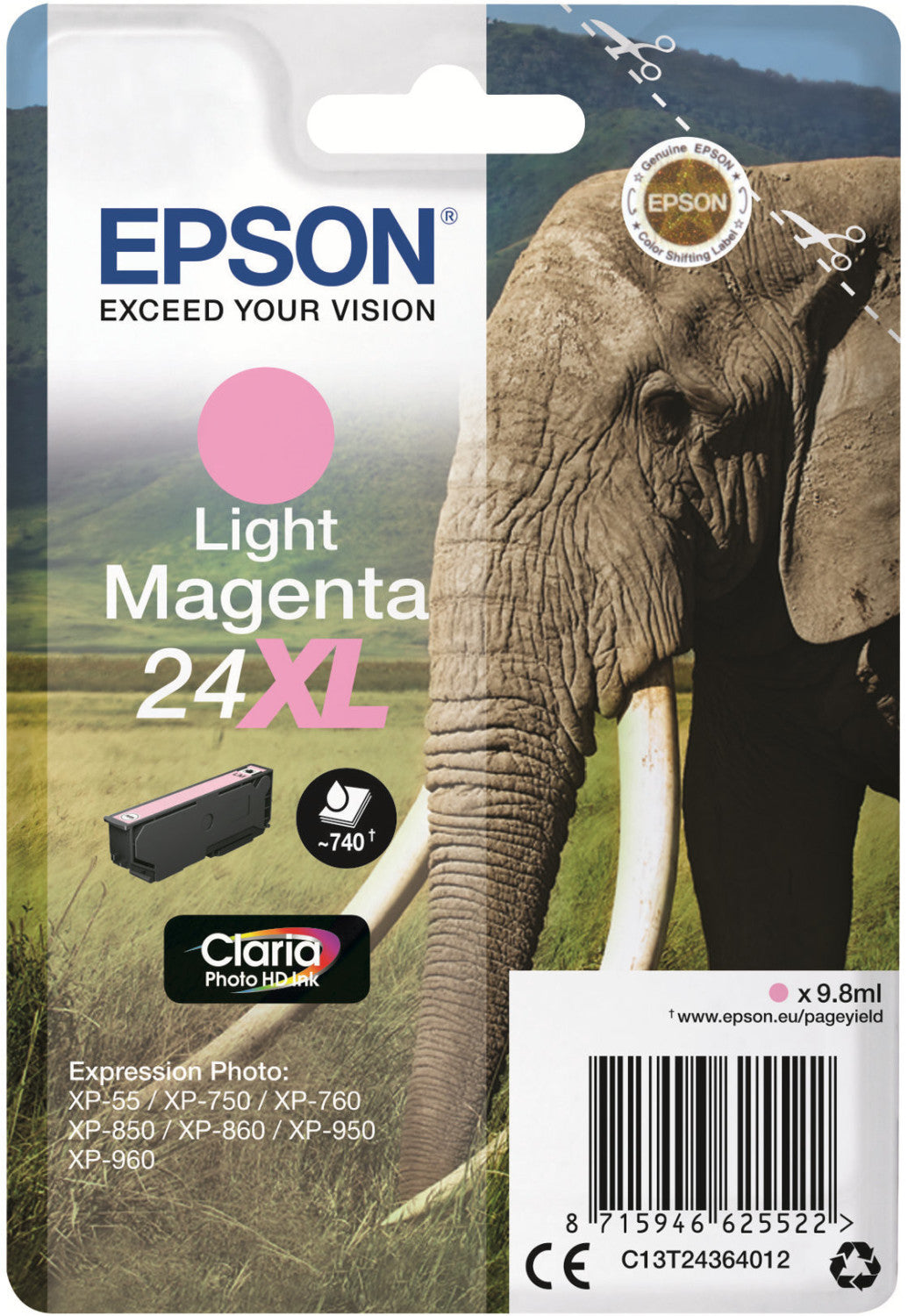 Epson  Tintenpatrone in Farbe light-magenta