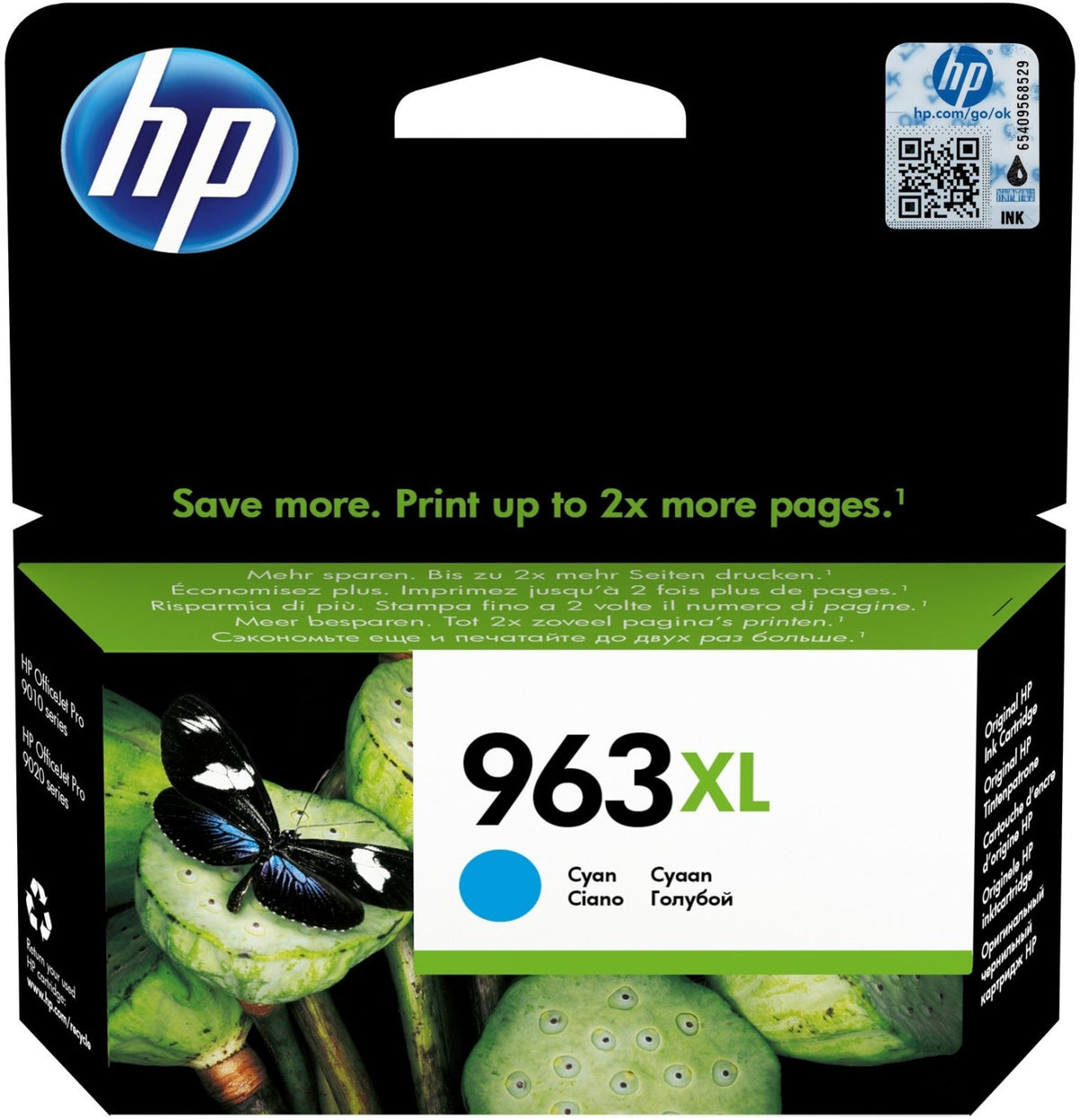 HP  Tintenpatrone in Farbe cyan