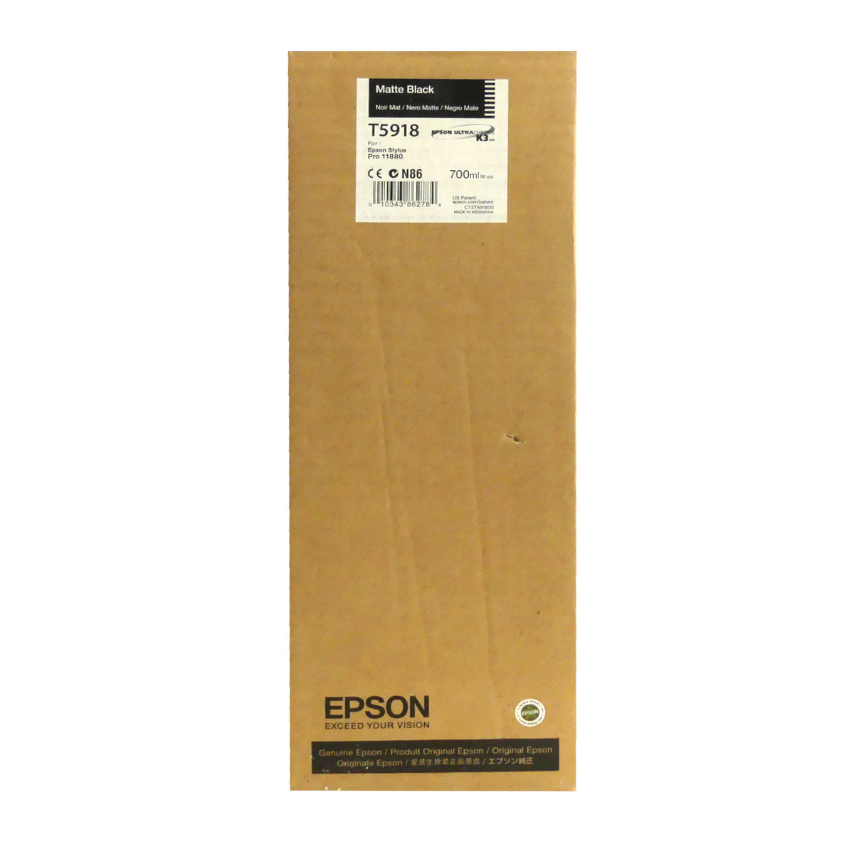Epson T5918 Tintenpatrone in Farbe black