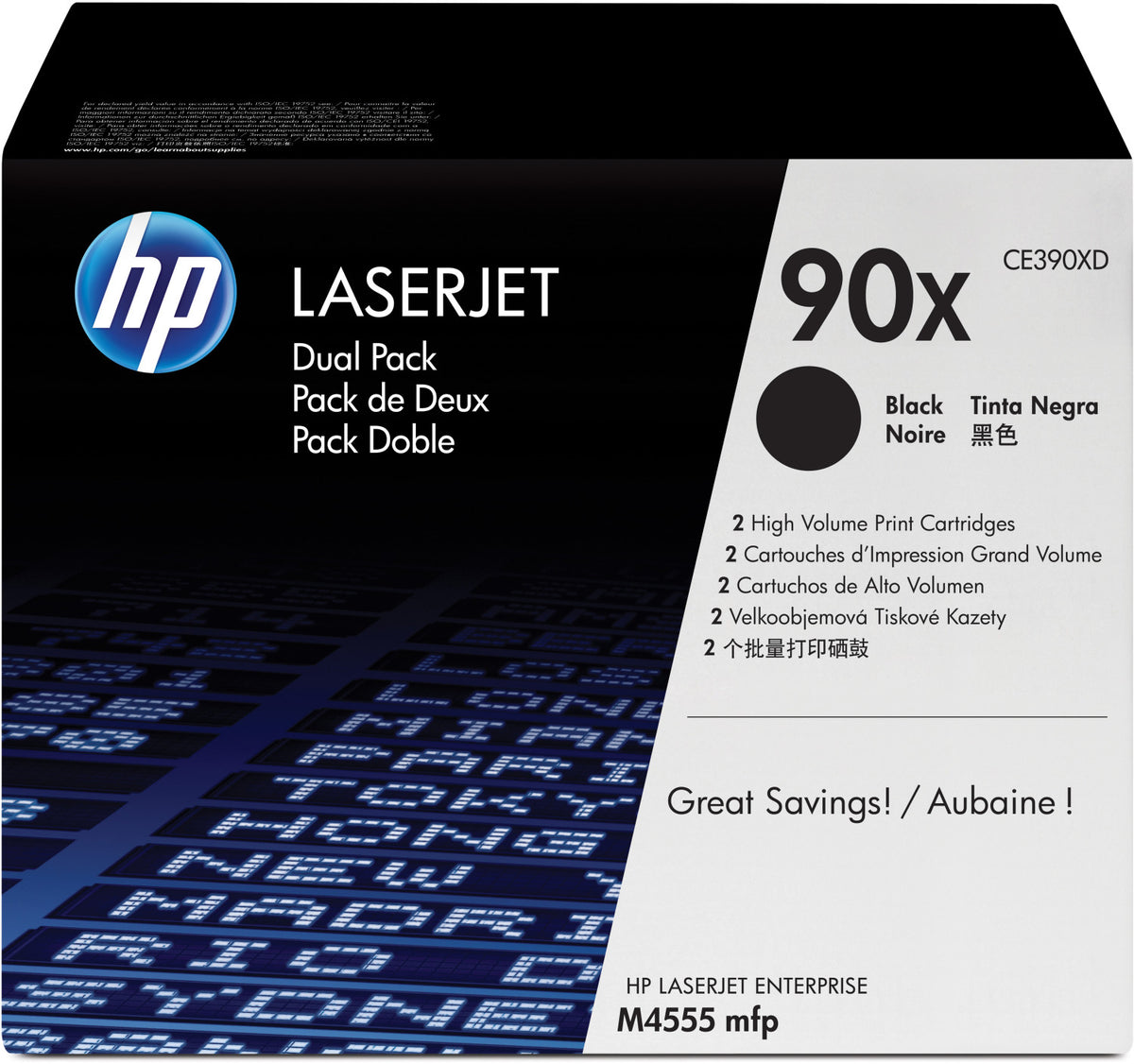 HP 90X Toner in Farbe black