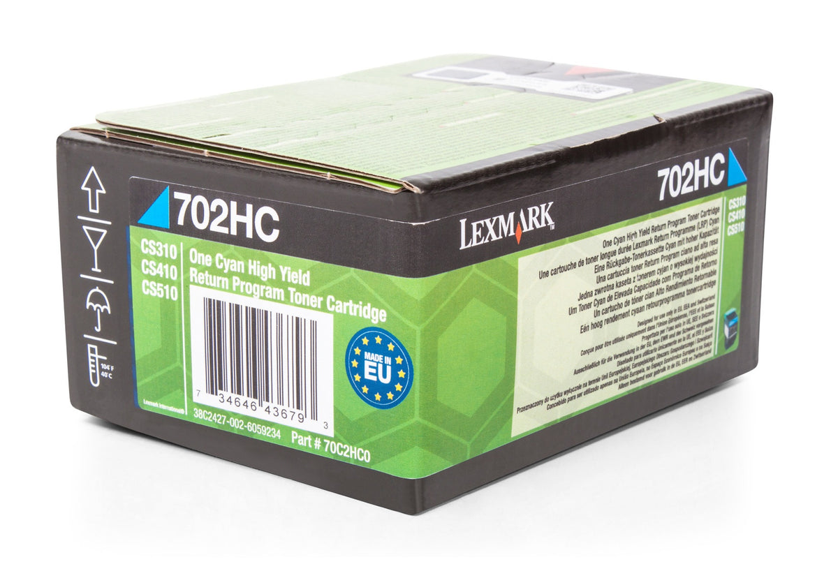 Lexmark 702HC Toner in Farbe cyan