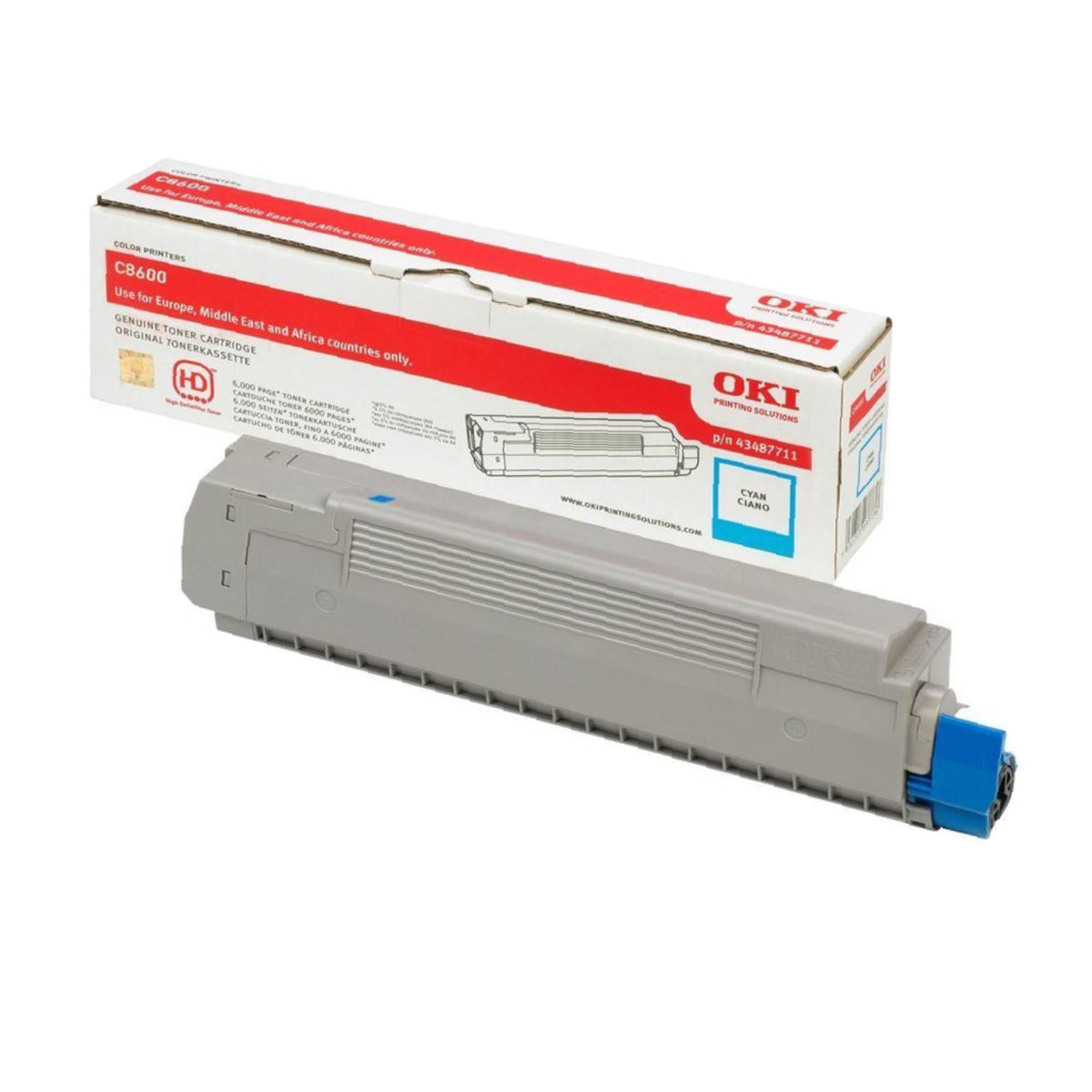 Oki  Toner in Farbe cyan
