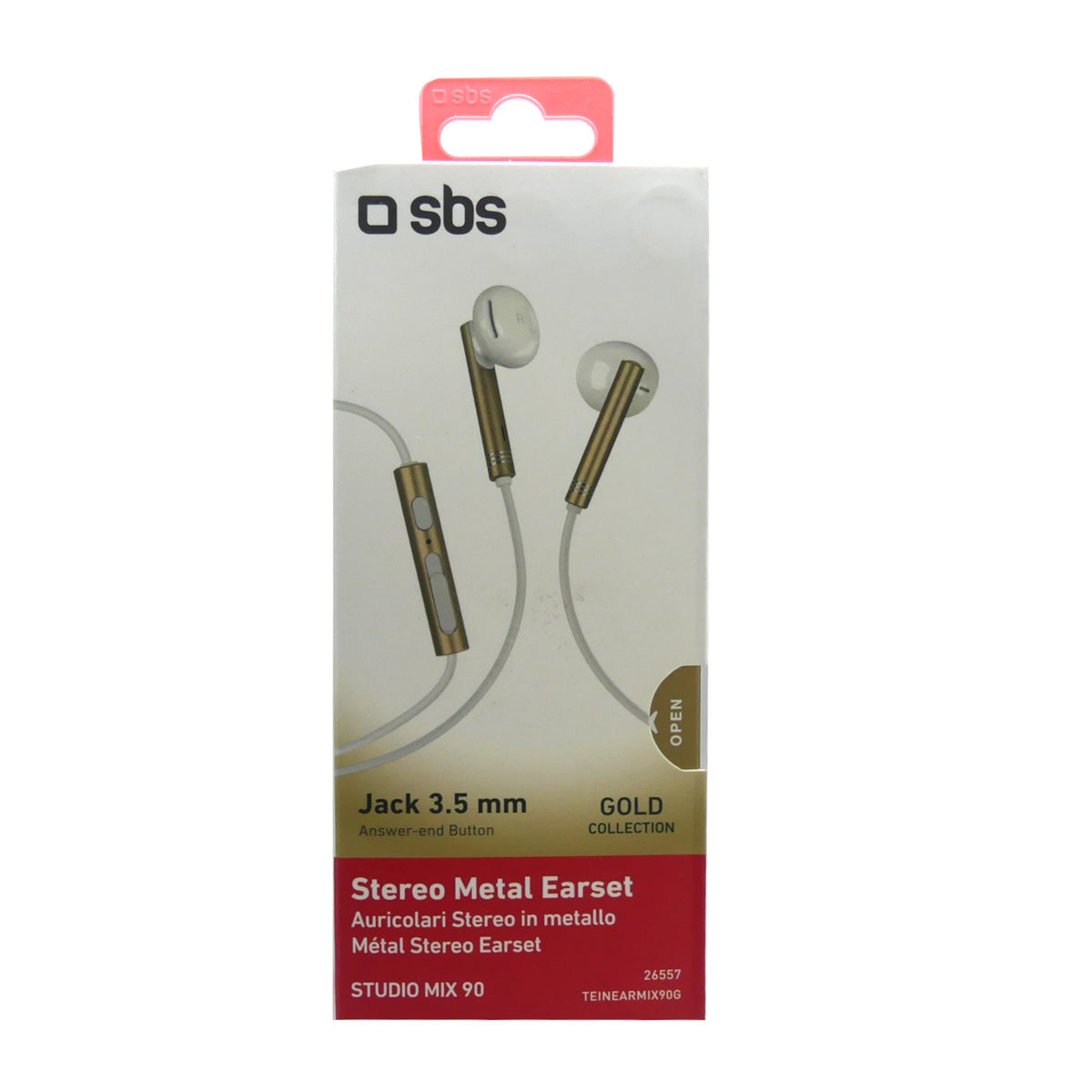 SBS Stereo Metal Earset 26557