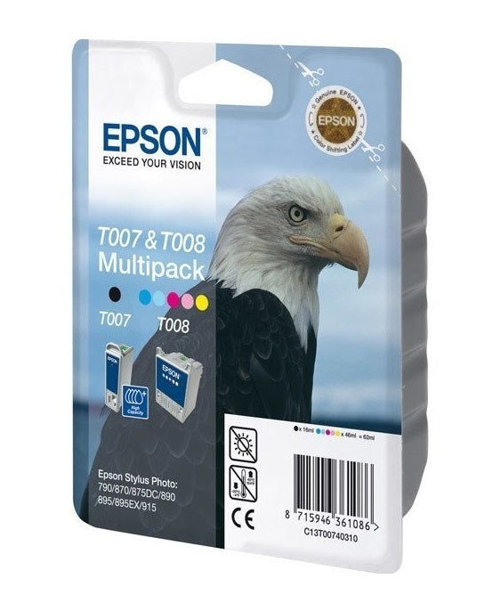 Epson T007 Tintenpatrone in Farbe black