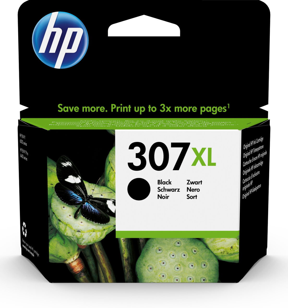HP  Tintenpatrone in Farbe black