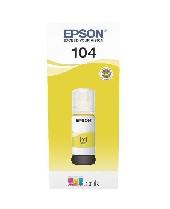 Epson 104 Tintenpatrone in Farbe yellow