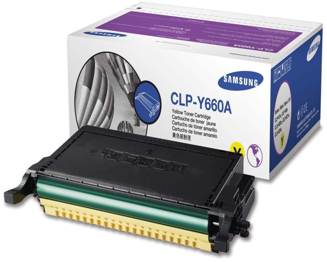 Samsung CLP-Y660A Toner in Farbe yellow