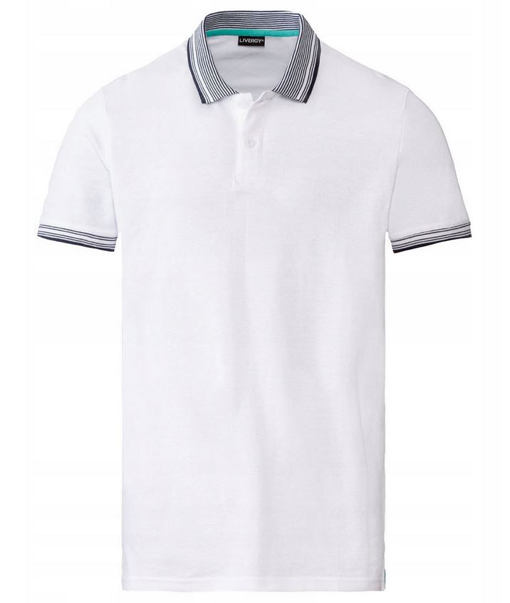 Livergy Polo Slim Fit weiß M