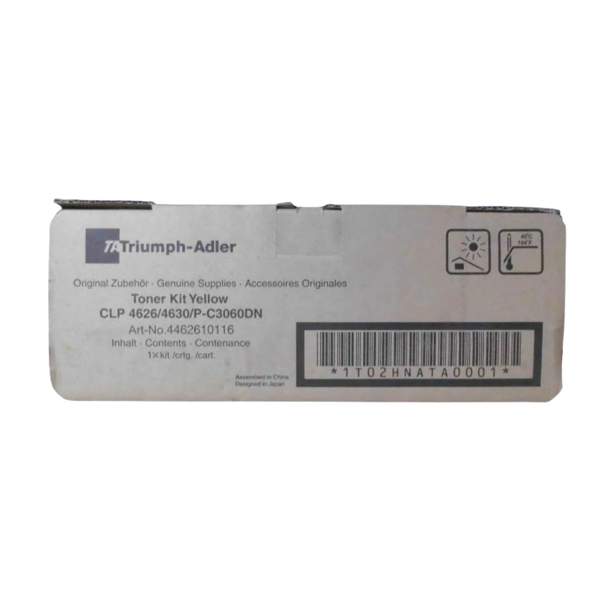 Triumph Adler 4462610116 Toner in Farbe yellow