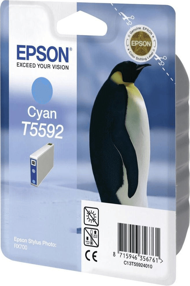 Epson T5592 Tintenpatrone in Farbe cyan