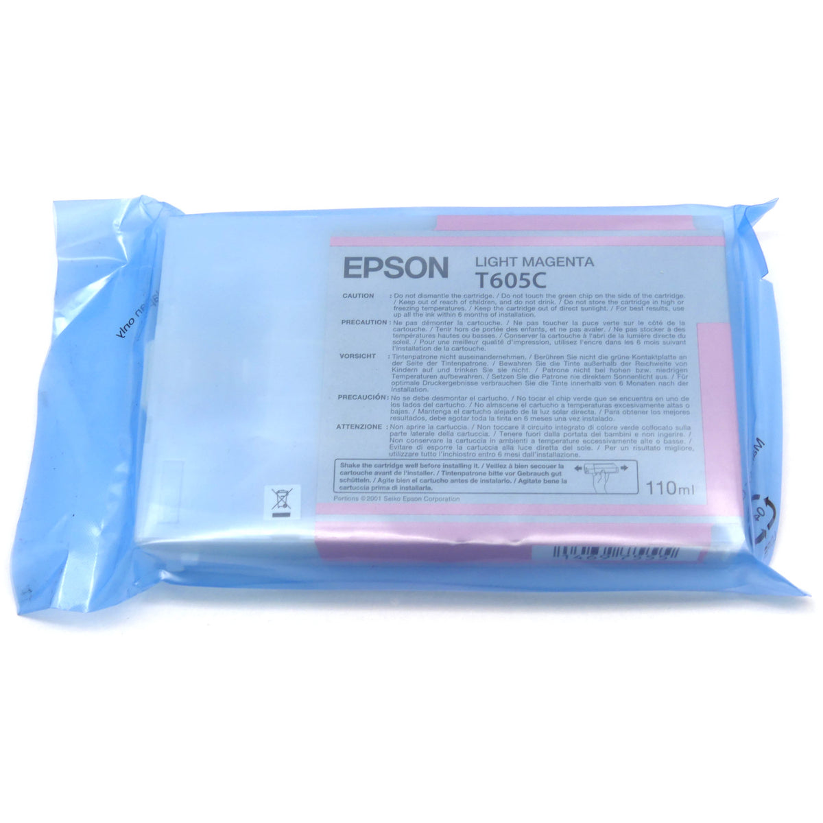 Epson T605C Tintenpatrone in Farbe light magenta