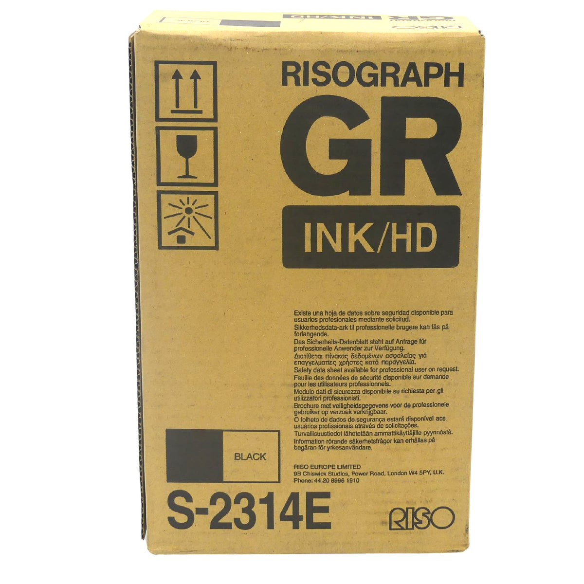 Risograph S-2314E Tintenpatrone in Farbe black