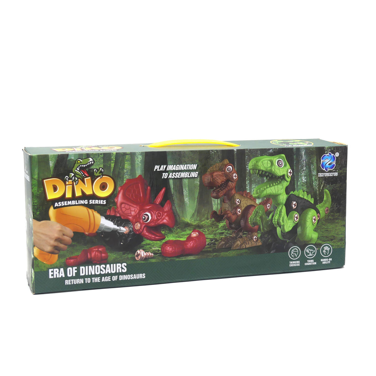 Dinosaurier mit Schraubenzieher