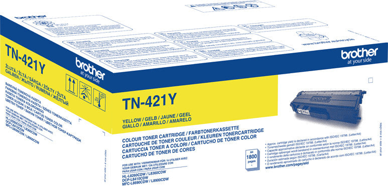 Brother TN-421Y Toner in Farbe yellow