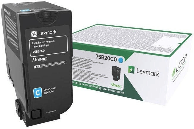 Lexmark  Toner in Farbe cyan