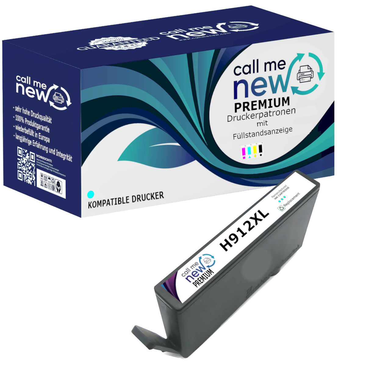 HP 912XL Tintenpatrone in Farbe cyan