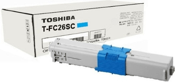 Toshiba T-FC26SC6K Toner in Farbe cyan