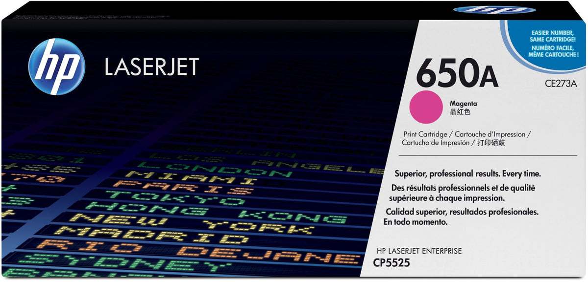 HP 650A Toner in Farbe magenta