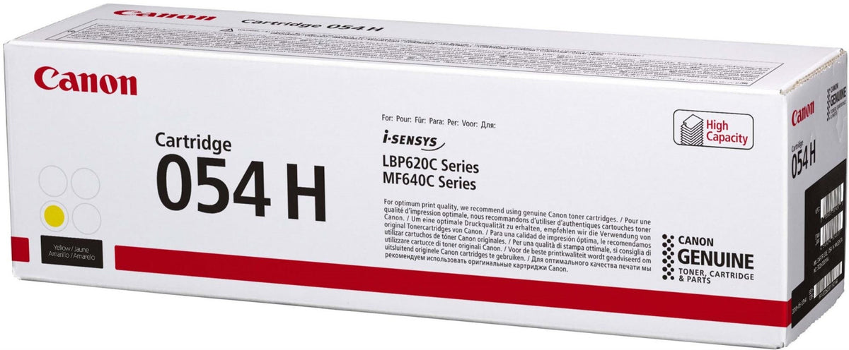 Canon 054H Toner in Farbe yellow