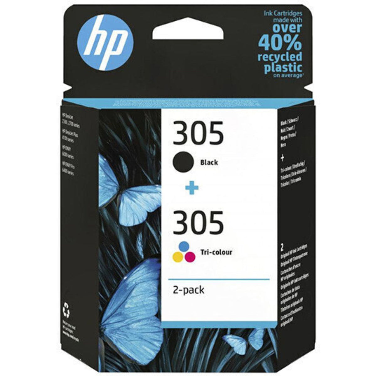HP  Tintenpatrone in Farbe black-tri-color