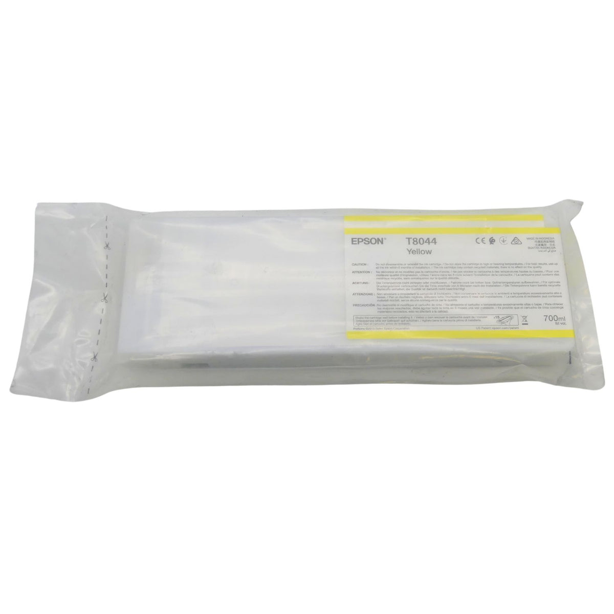 Epson T8044/6000 Tintenpatrone in Farbe yellow