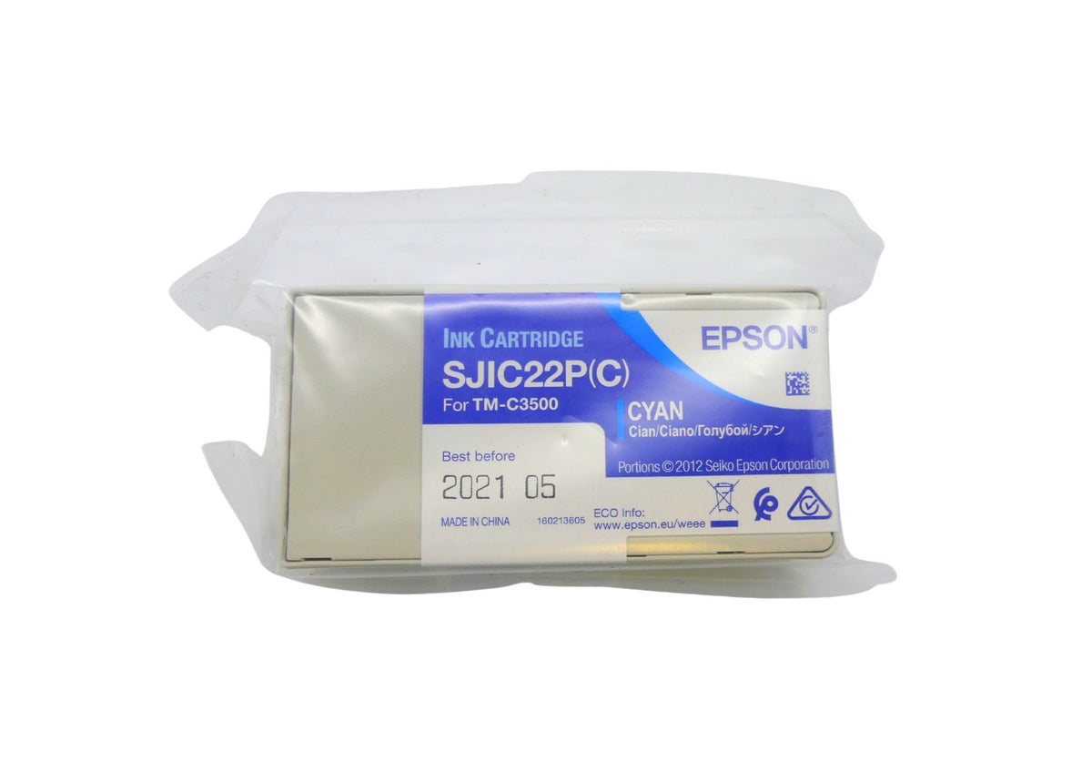 EPSON SJIC22PC Tintenpatrone in Farbe cyan