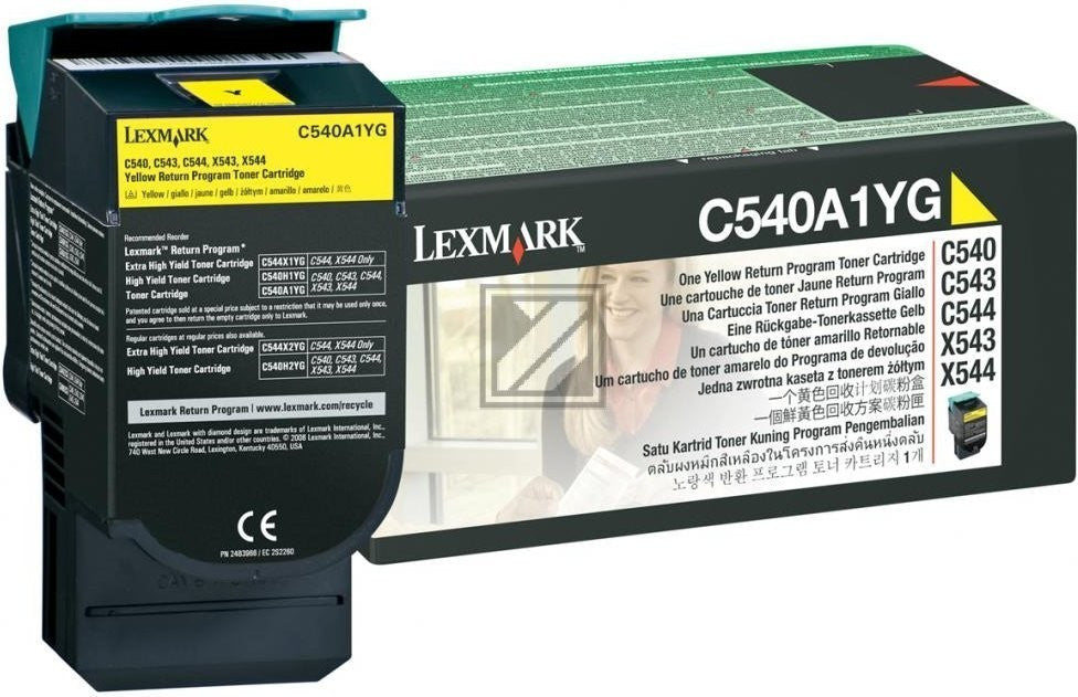 Lexmark  Toner in Farbe yellow