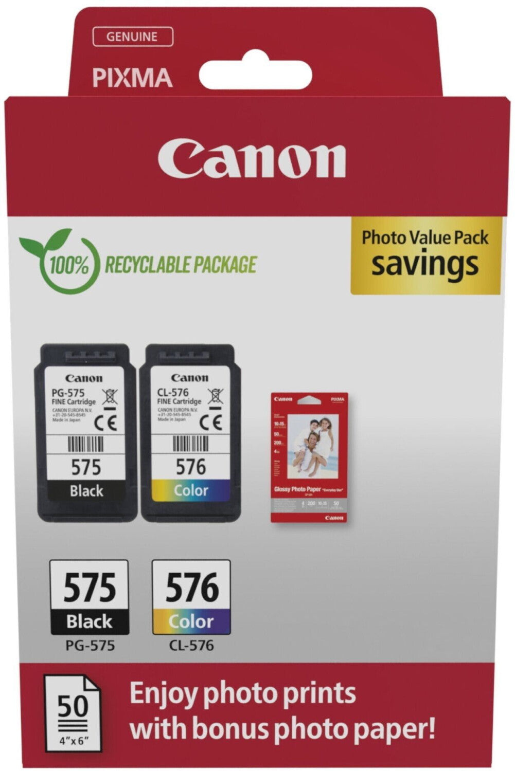 Canon PG-575/CL-576 Photo Value Pack