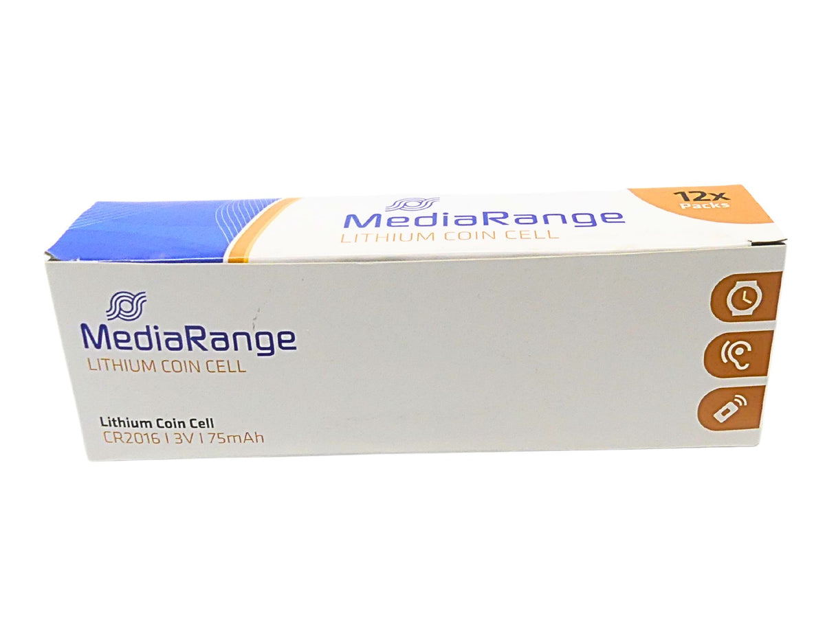 12x5 MediaRange CR2016 Batterie