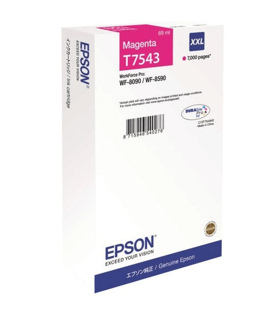 EPSON T7543XXL Tintenpatrone in Farbe magenta