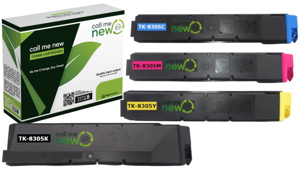 54408_4x_Callmenew_Toner_für_Kyocera_TK-8305_CMYK_TASKalfa_3050_3550_Copystar_CS_3050_3551